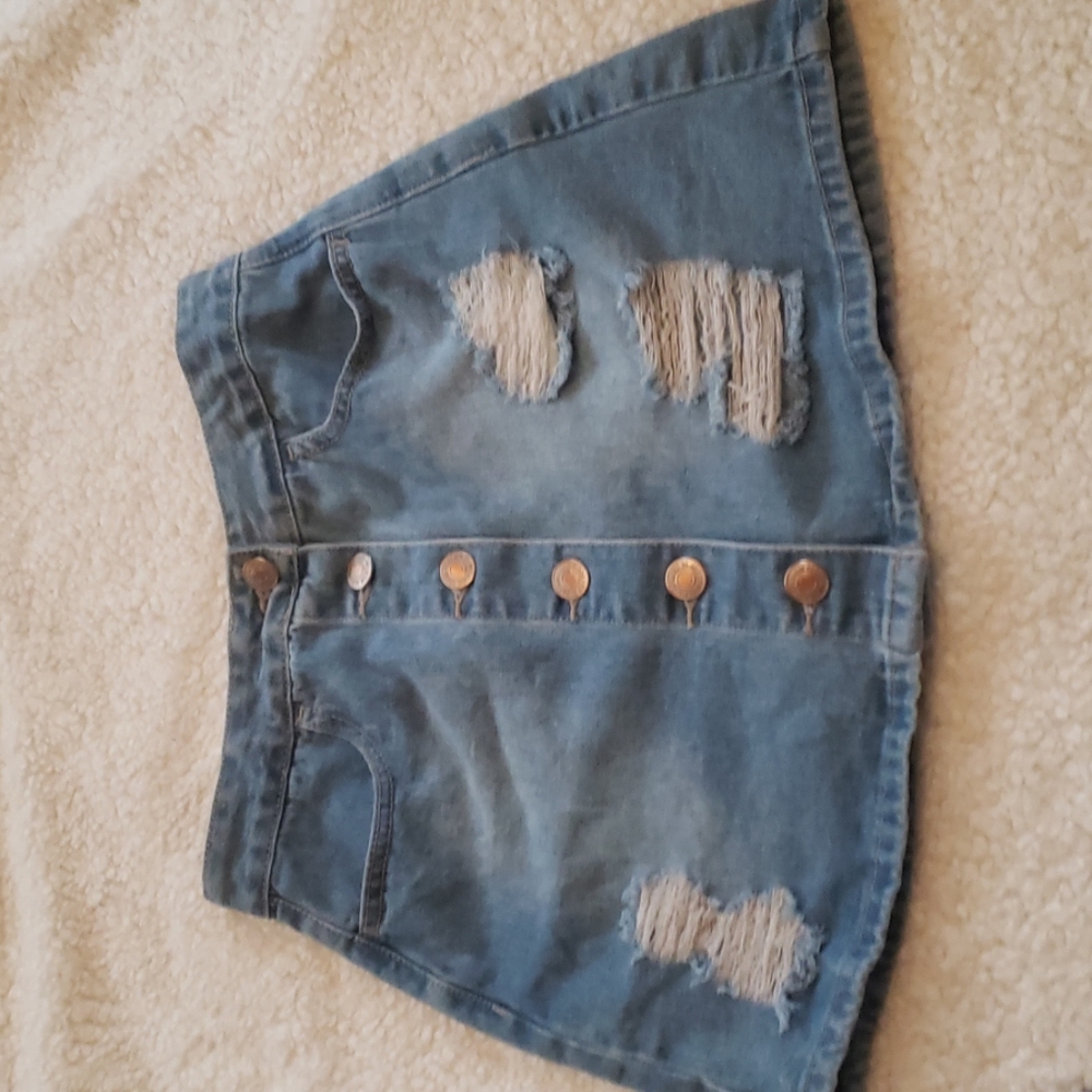 Denim skirt